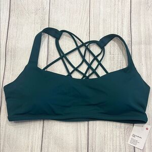 NWT Lululemon Free to Be Bra Wild *Light Support, A/B Cup - Storm Teal | Size 12